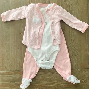 Just One You by Carter’s Cardigan Layette Set 6mo